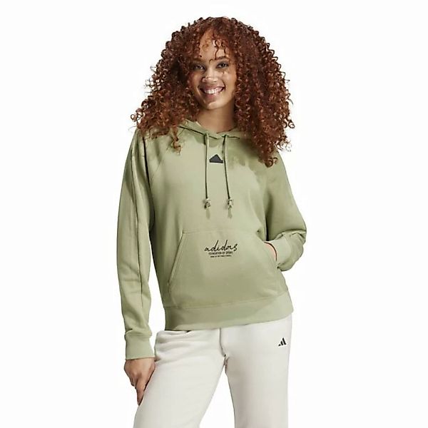 adidas Sportswear Kapuzensweatshirt BLUV Q3 FT Damen Kapuzenpullover hellgr günstig online kaufen