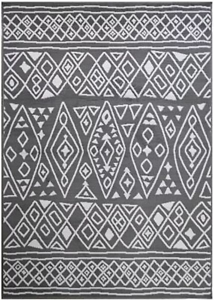 Carpetilla Designteppich Floransa Bordüre grau Gr. 85 x 150 günstig online kaufen