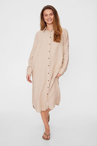 FREEQUENT Blusenkleid "FQLAVA-SH-DR" Brusttasche bequeme Passform, mit Brus günstig online kaufen