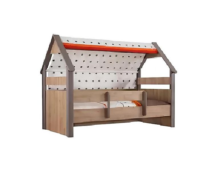 Xlmoebel Bett Braunes Holz Kinderbett mit Bettrahmen für das Kinderzimmer - günstig online kaufen