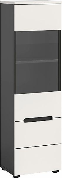 Home affaire Vitrine "REHAT, TOPSELLER, Höhe 125 cm, 1 Glastür, 1 Böden, 3 günstig online kaufen