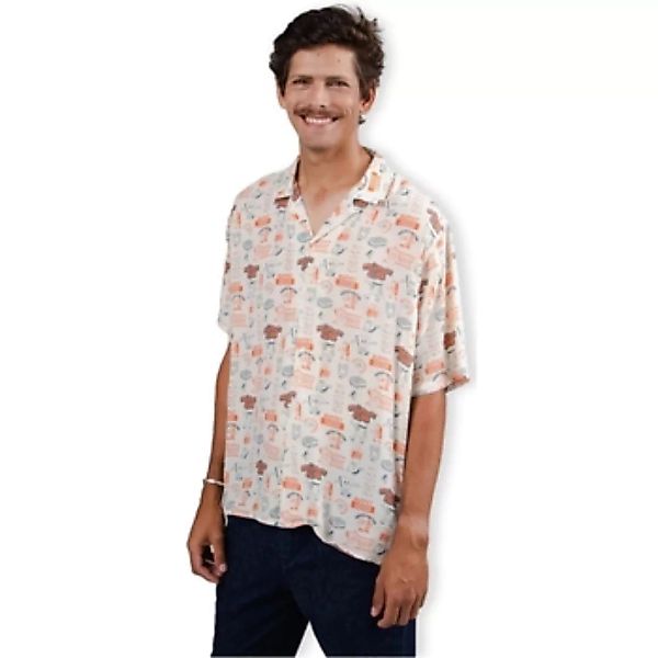 Brava Fabrics  Hemdbluse Buffet Aloha Shirt - Sand günstig online kaufen