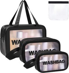 LuxusKollektion Kulturbeutel Transparente Kulturtasche Organizer, Wasserdic günstig online kaufen