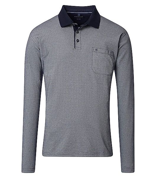 CASAMODA Langarm-Poloshirt 454385000 gestreift günstig online kaufen