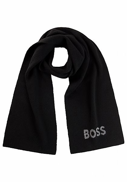 BOSS Schal "Elios Scarf" mit Logoschriftzug, unifarben günstig online kaufen