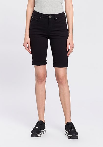 Arizona Jeansbermudas schmale Passform, krempelbarer Saum, günstig online kaufen