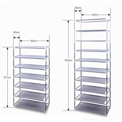 Auledio Schuhregal Schuhschrank mit 10 Ebenen, günstig online kaufen