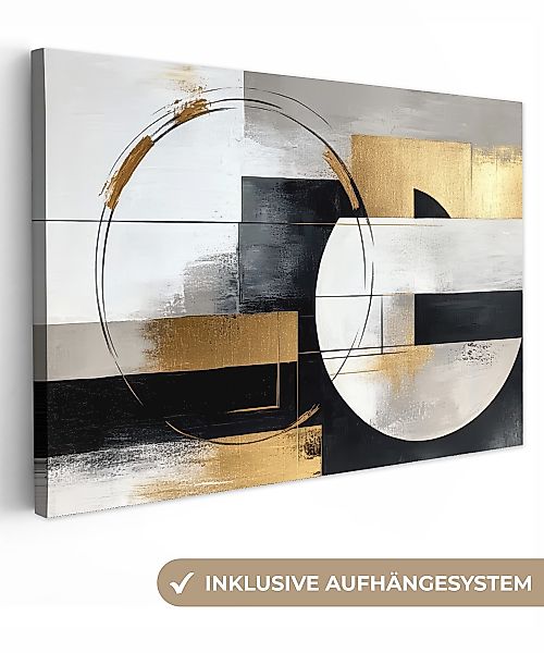 OneMillionCanvasses® Leinwandbild Abstrakt - Gold - günstig online kaufen