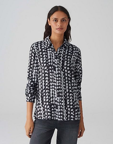 OPUS Satinbluse Hemdbluse FOSMO Regular aus Satin günstig online kaufen