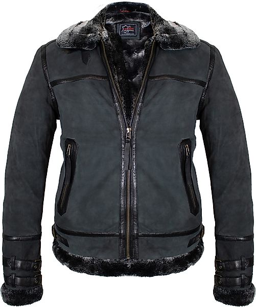 MDM Lederjacke Herren Fell Lederjacke Fliegerjacke günstig online kaufen