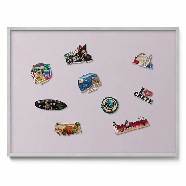 Tulup Magnettafel Metalltafel für Magnete Farbe Flieder 80x60 cm Magnetboar günstig online kaufen