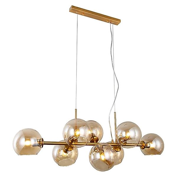 ZMH LED Pendelleuchte Glas Kugel Hängellampe günstig online kaufen