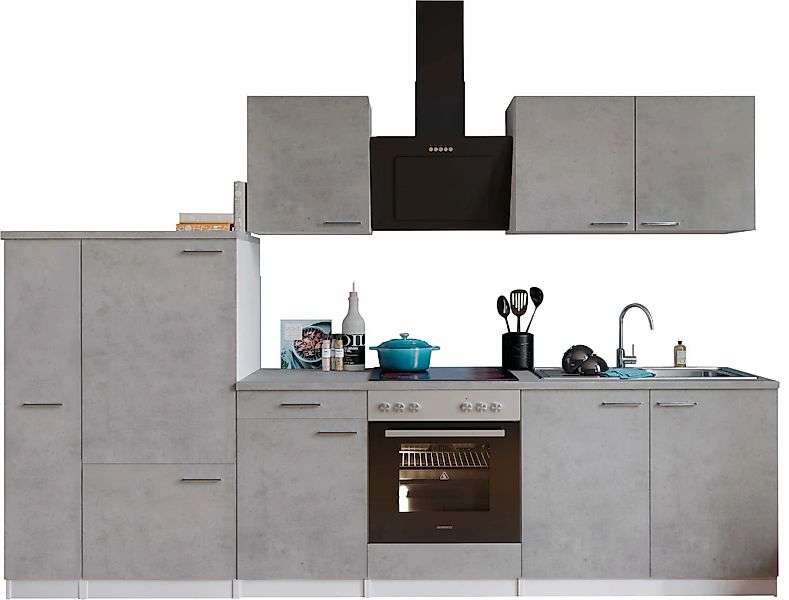 MESANA Küchenzeile "Malia", Breite 300 cm, 85 cm Arbeitshöhe, in exklusiver günstig online kaufen
