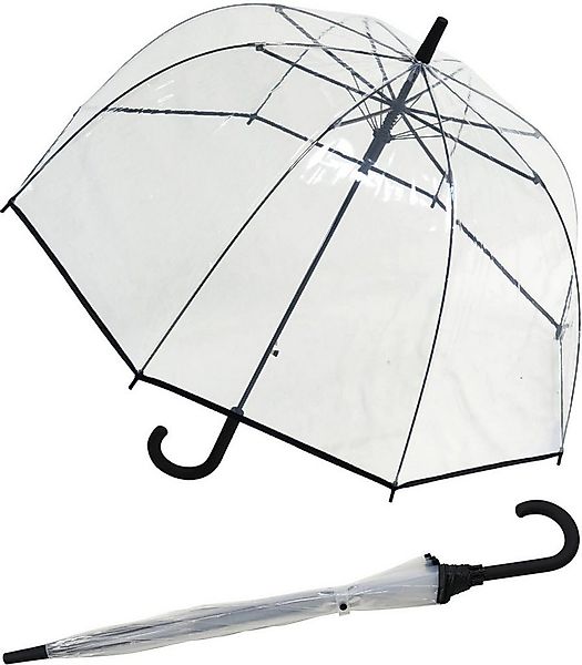 Impliva Stockregenschirm Falconetti® Automatik Glockenschirm transparent, d günstig online kaufen