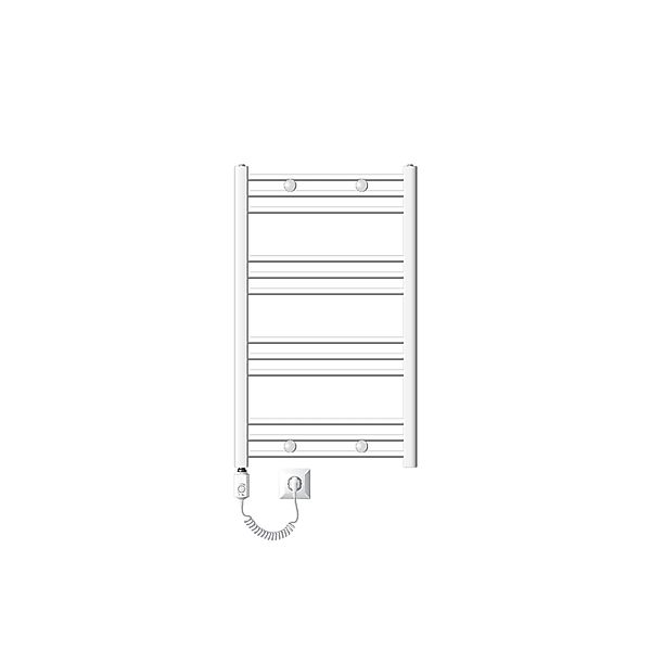 LuxeBath Elektrischer Heizkörper Sahara 600x800mm Weiß mit Heizstab 600W Di günstig online kaufen