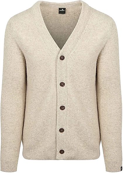 Vanguard Strickjacke Wool Blend Beige - Größe M günstig online kaufen