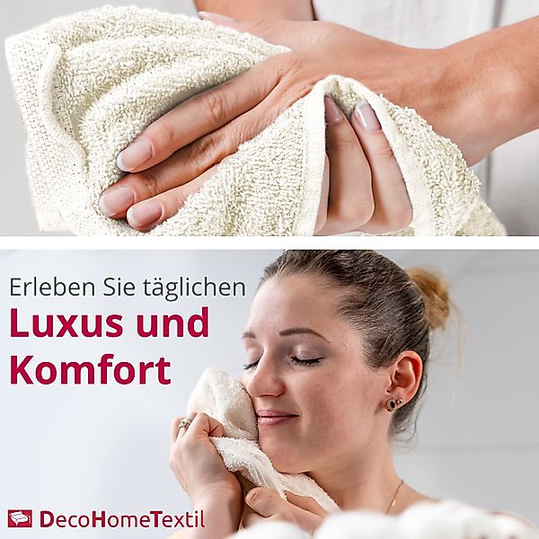 DecoHomeTextil Heimtextilmanufaktur Handtuch Handtuch Set 100% günstig online kaufen