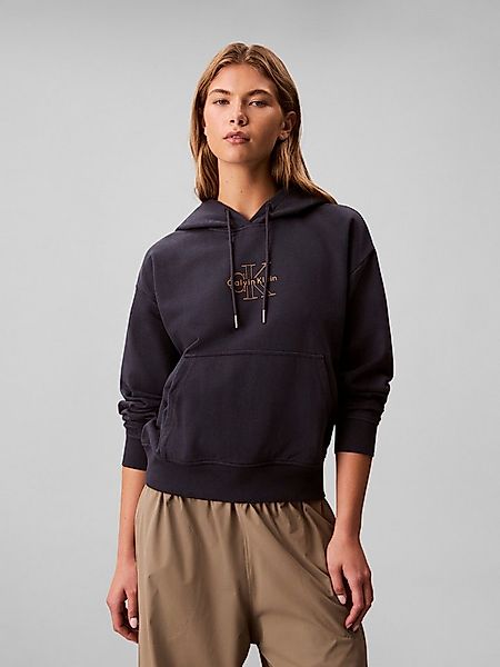Calvin Klein Jeans Sweatshirt Kapuze mit Kordelzug, regular fit, Logodruck günstig online kaufen