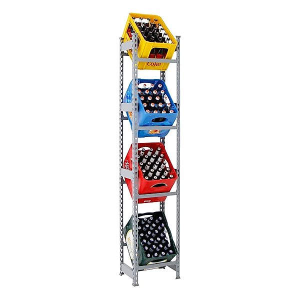 PROREGAL Getränkekistenregal Getränkeregal High Big Camel HxBxT 200 x 40 x günstig online kaufen