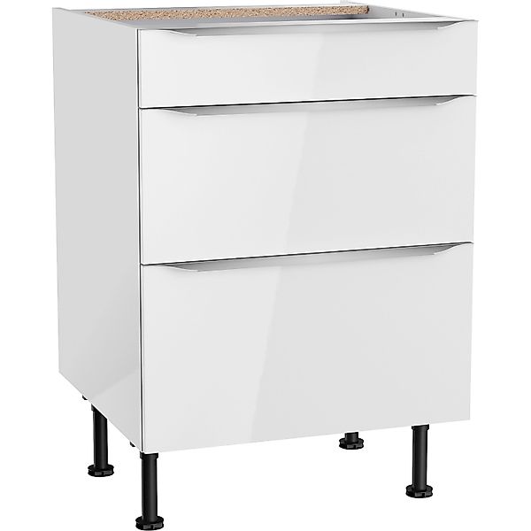 Optifit Küchen-Unterschrank mit 3 Auszügen Arvid986 60 cm x 87 cm x 58,4 cm günstig online kaufen