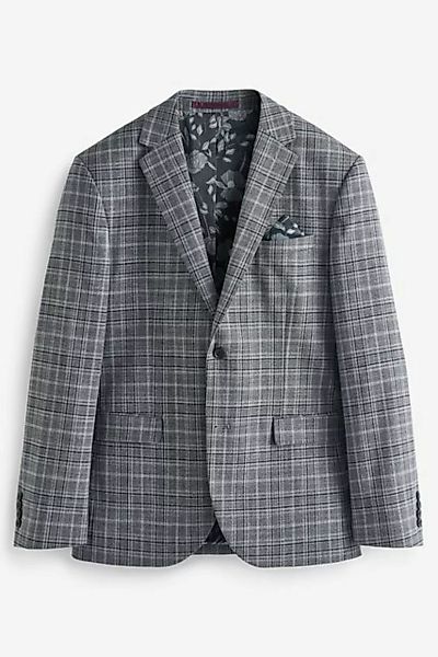 Next Baukastensakko Regular Fit Anzug mit Karos: Sakko (1-tlg) günstig online kaufen