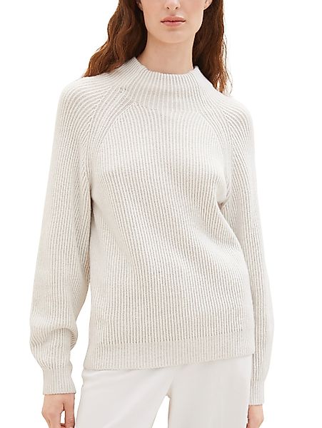 TOM TAILOR Strickpullover, im hüftlangen Schnitt günstig online kaufen