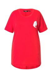 Ulla Popken T-Shirt T-Shirt Rückendruck Oversized günstig online kaufen