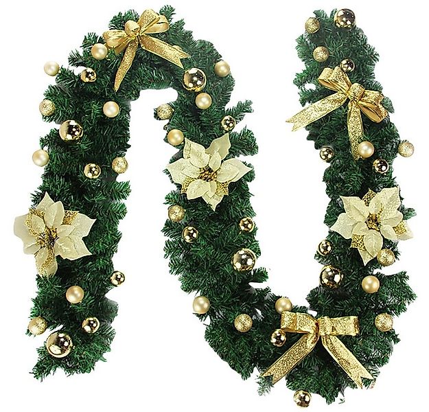 Kunstgirlande Weihnachtsgirlande 2,7m lang mit LED, Coonoor, für Outdoor & günstig online kaufen