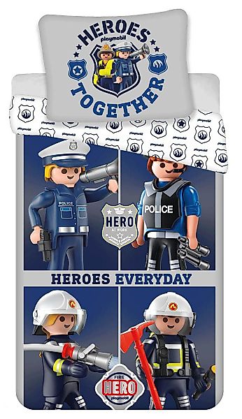 Playmobil® Kinderbettwäsche Playmobil, Renforcé, 2 teilig günstig online kaufen