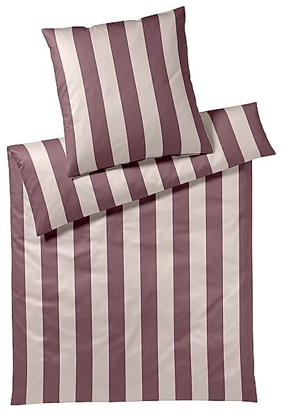 Elegante Bettwäsche "Night Stripe" 2 Stk. tlg. angenehmes Hautgefühl günstig online kaufen