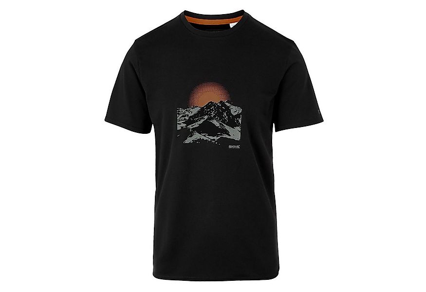 Regatta Funktionsshirt Fingal Stretch Herren T-Shirt mit Print günstig online kaufen