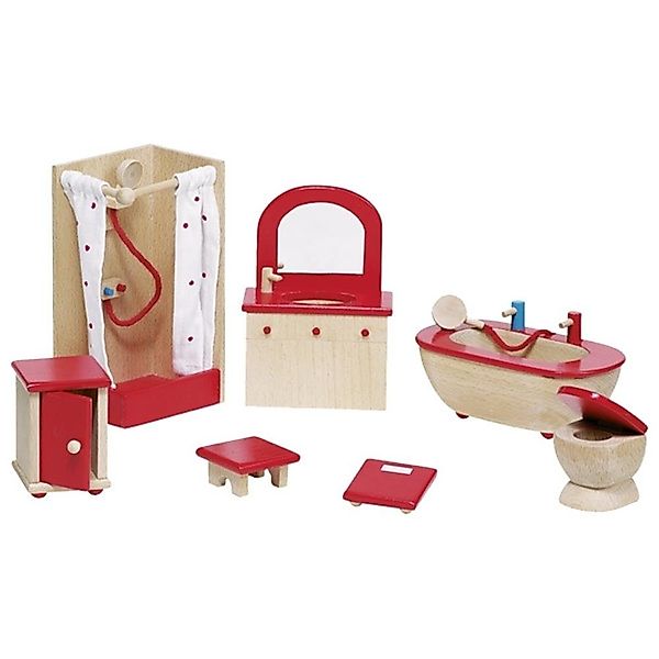 goki Puppenmöbel Badezimmer Set (7tlg), aus günstig online kaufen