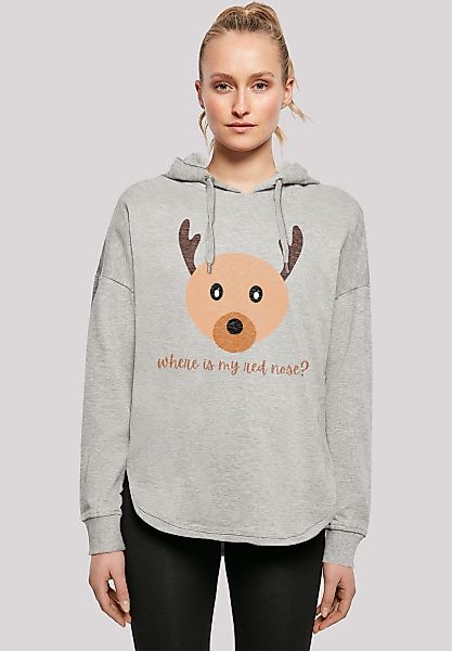 F4NT4STIC Kapuzenpullover "Red Nose Weihnachten", Print günstig online kaufen
