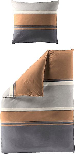 BIERBAUM Bettwäsche "3892" 2 Stk. tlg. 100 % Baumwolle, pflegeleicht, kusch günstig online kaufen