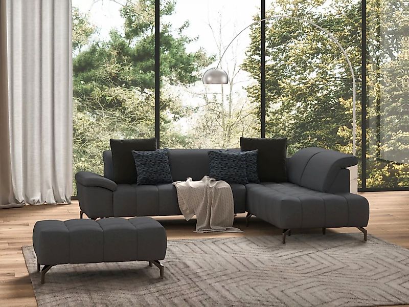 sit&more Ecksofa »Cool L-Form«, wahlweise mit Kopfteilverstellung und Vorzi günstig online kaufen