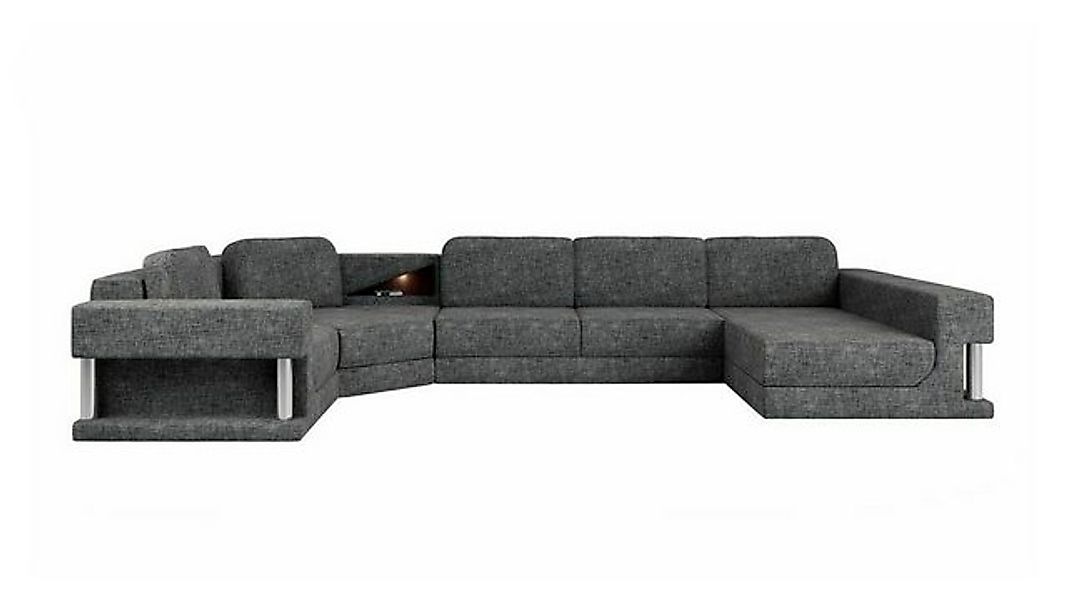 JVmoebel Ecksofa Ecksofa U Form Bettfunktion Schlaf Sofa Neu Wohnlandschaft günstig online kaufen