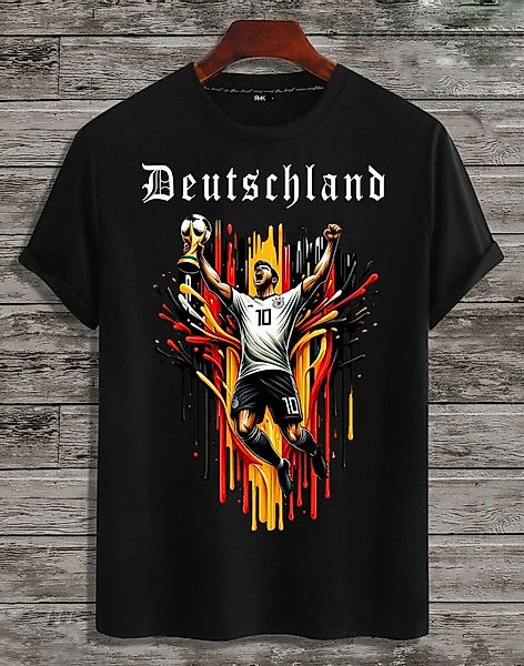 RMK T-Shirt Herren Shirt Fan Trikot Rundhals Fußball Deutschland Germany EM günstig online kaufen