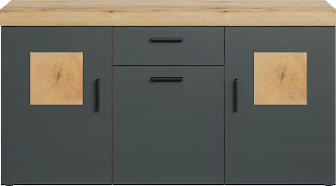 Home affaire Sideboard »Ghent« Packung, 1 Stk. tlg. Sideboard mit 3 Türen & günstig online kaufen
