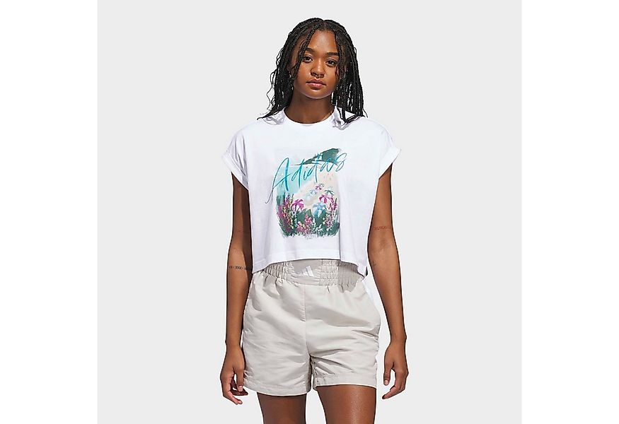 adidas Sportswear T-Shirt SUMMER ROMANCE GRAPHIC günstig online kaufen