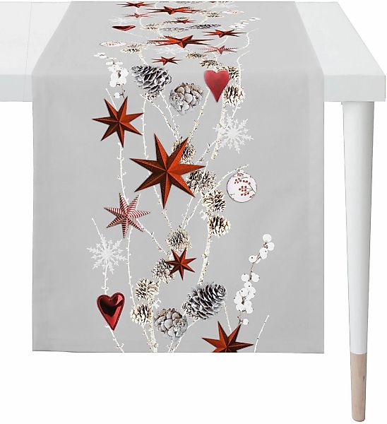 APELT Tischläufer "6204 WINTERWELT, Weihnachtsdeko, Weihnachten" Digitaldru günstig online kaufen