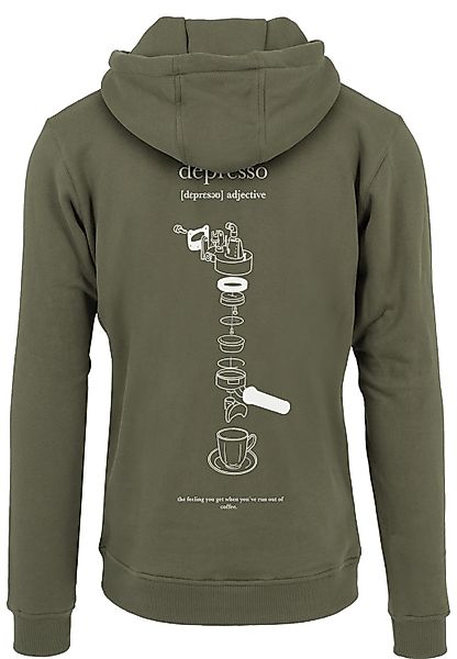 MisterTee Sweatshirt "MisterTee Herren Depresso Hoody", (1 tlg.) günstig online kaufen