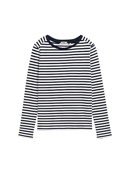 TOM TAILOR Denim Langarmshirt striped interlock günstig online kaufen