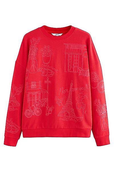 Next Sweater Sweatshirt mit Stickerei (1-tlg) günstig online kaufen