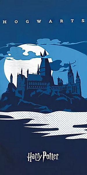 Harry Potter Badetuch Strandtuch Schloss HOGWARTS Unisex Handtuch Duschtuch günstig online kaufen