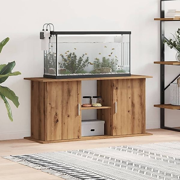 vidaXL Aquariumunterschrank Aquariumständer Artisan-Eiche 121x41x58 cm günstig online kaufen