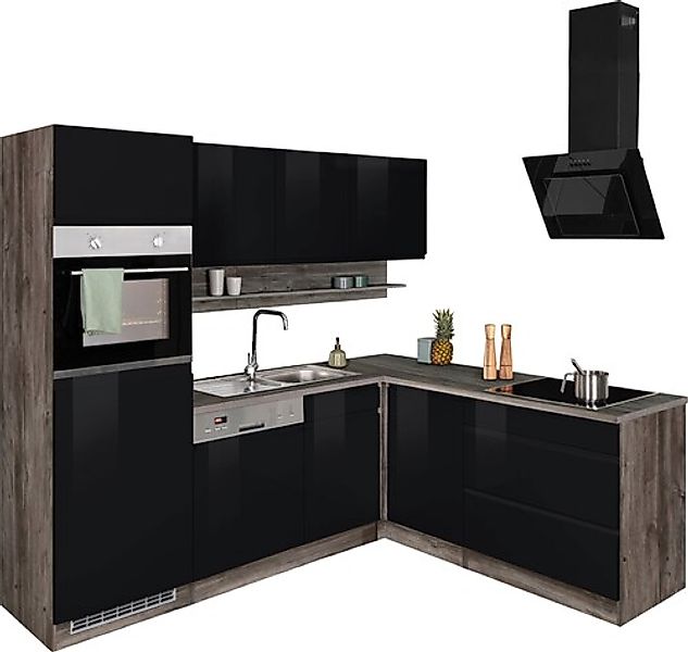 KOCHSTATION Winkelküche "KS-Virginia", Stellbreite 230/190 cm, wahlweise mi günstig online kaufen