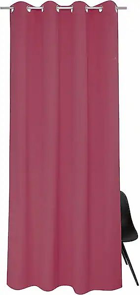 TOM TAILOR HOME Vorhang »Dove Signature«, (1 St.), mit aufgesticktem Marken günstig online kaufen