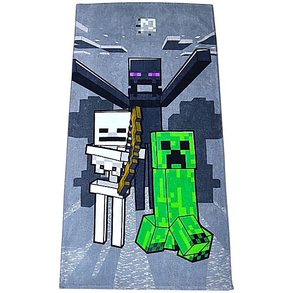 Minecraft Badetuch Mob Attack, Baumwolle, Jungen günstig online kaufen