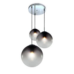 GLOBO LIGHTING Hängeleuchte Hängelampe Esszimmer Rauchglas günstig online kaufen