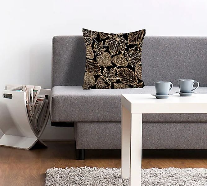 queence Dekokissen, Kissenhülle,Goldene Herbstblätter,Herbst,Natur,Warme Fa günstig online kaufen